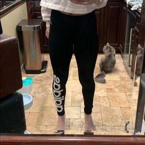 Size S Black Adidas Tights